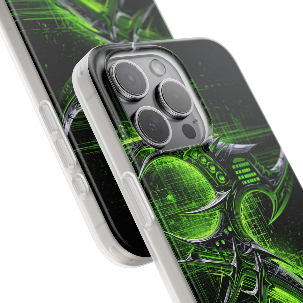 Cyber Sigil Grid · Lite Phone Case for iPhone ·  Green
