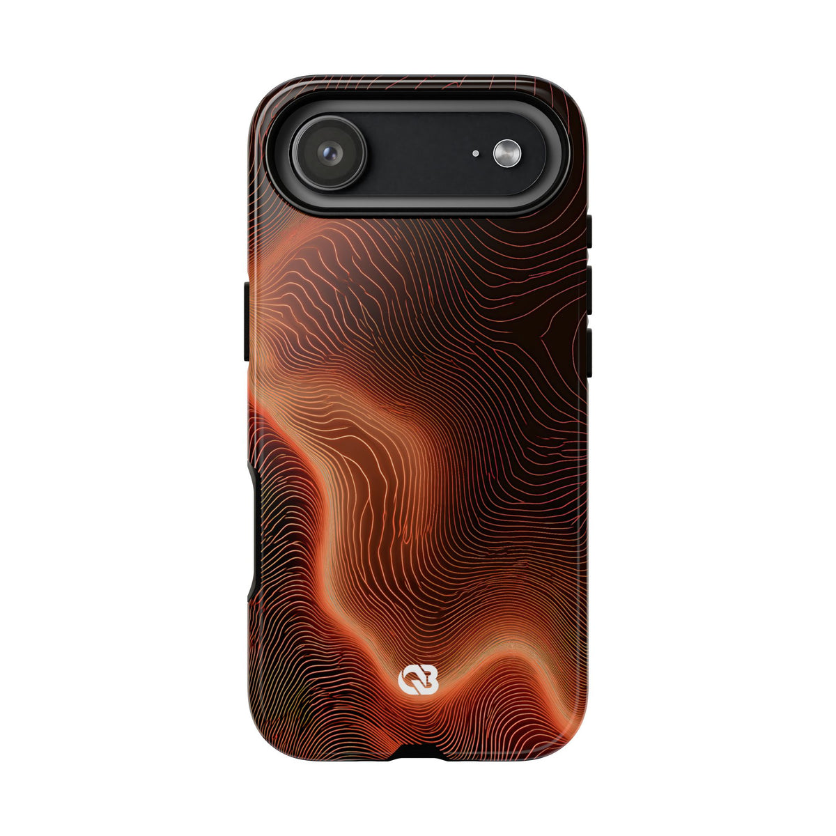 Caldera Ridge · Tough Phone Case for iPhone · Orange