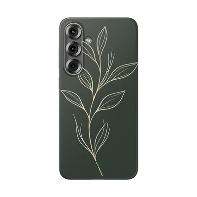 Green Lite Phone Case for Samsung - Deep Moss Willow