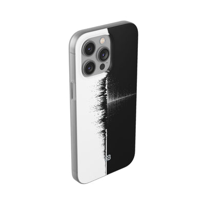 Black Lite Phone Case for iPhone - Static Signal Split