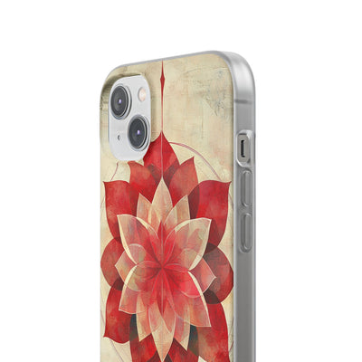 Crimson Petal Peak · Soft Phone Case for iPhone
