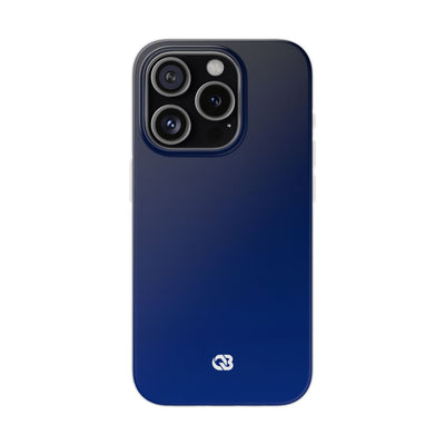 Blue Lite Phone Case for iPhone - Midnight Cobalt Fade