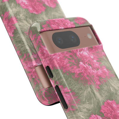 Digital Blossom · Tough Phone Case for Pixel ·  Pink