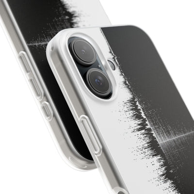 Black Lite Phone Case for iPhone - Static Signal Split
