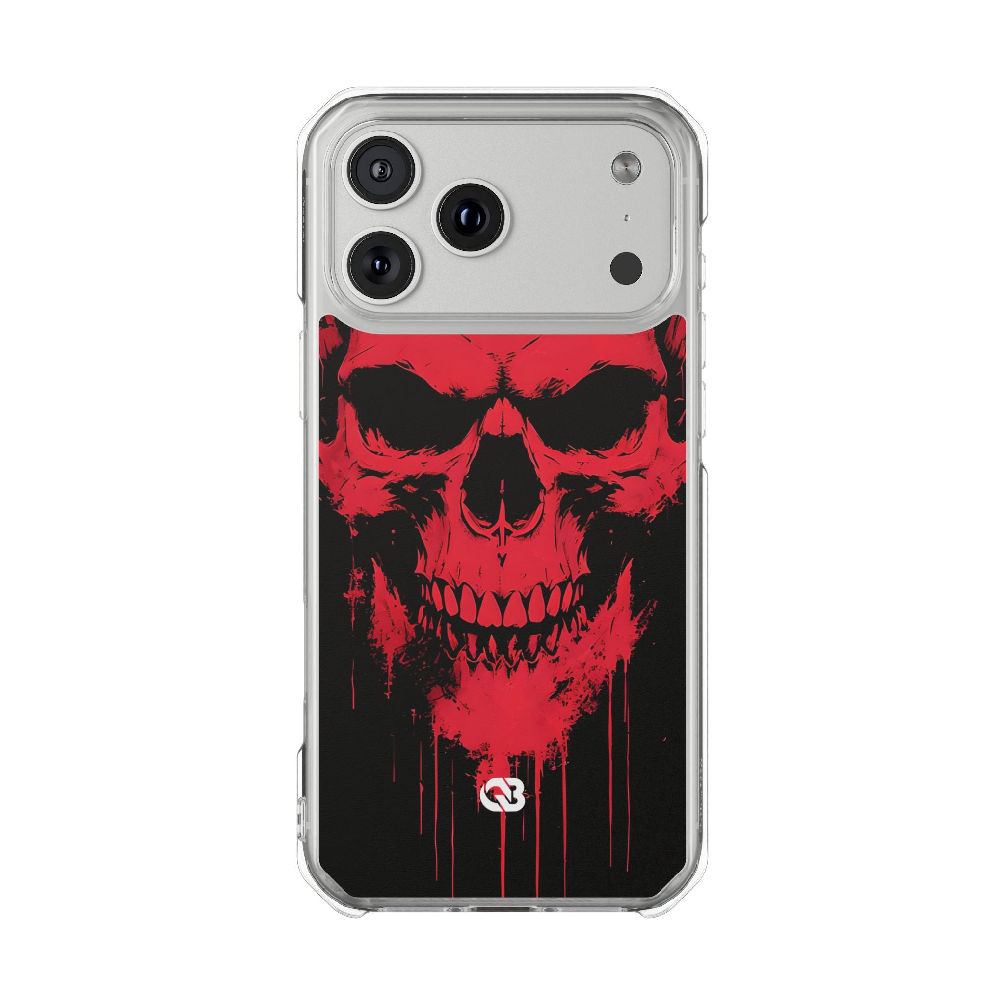 Crimson Street Skull · Impact Phone Case for iPhone · Magsafe