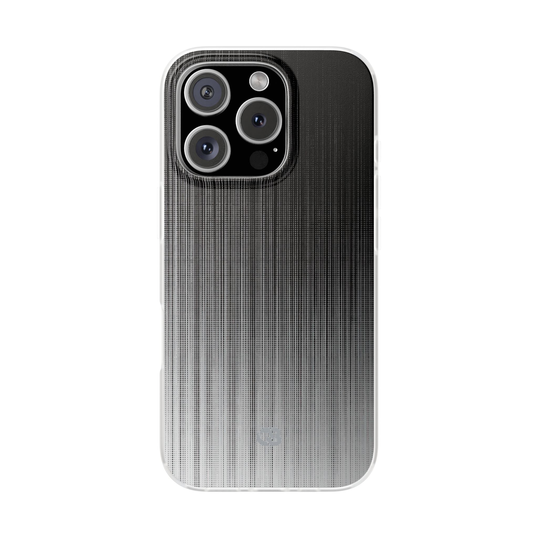 Grey Lite Phone Case for iPhone - Static Vertical Dither