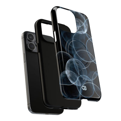 Blue Tough 2.0 Magsafe Phone Case for iPhone - Cyan Pulse Ripple
