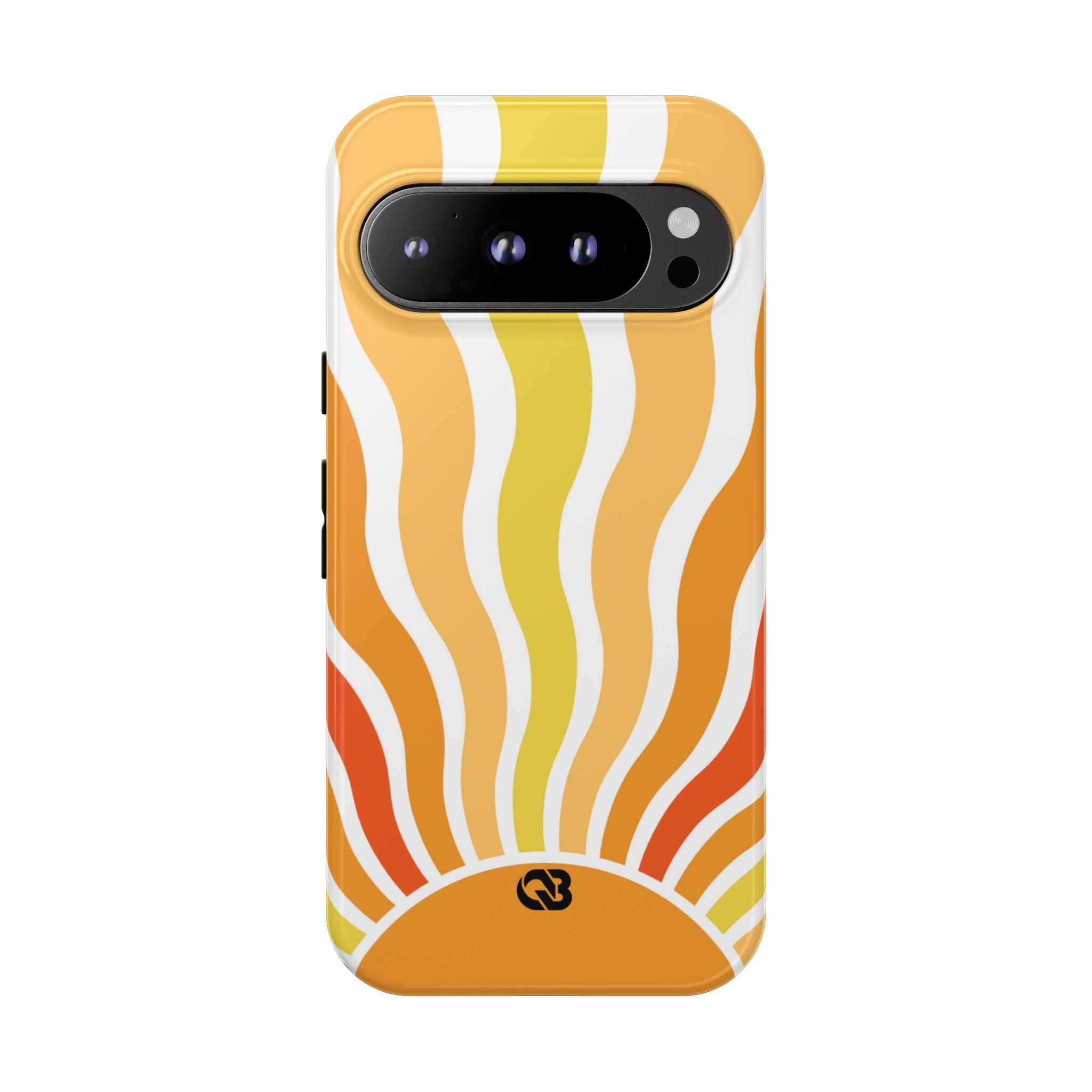 Amber Solar Waves · Tough Phone Case for Google Pixel