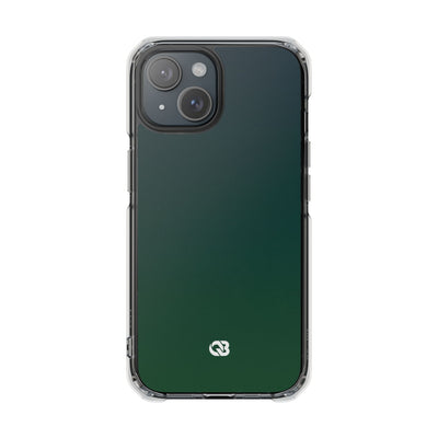 Deep Forest Nocturne · Clear Impact Magnetic Phone Case for iPhone · Green