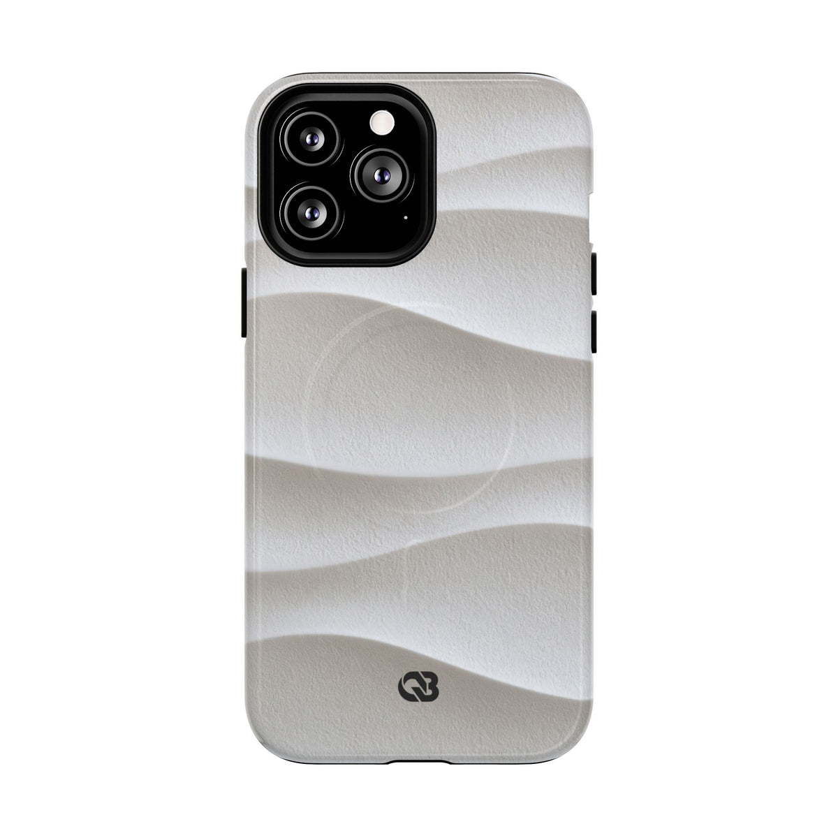 Sculpted Dune Relief · Tough 2.0 Magnetic Phone Case for iPhone · White