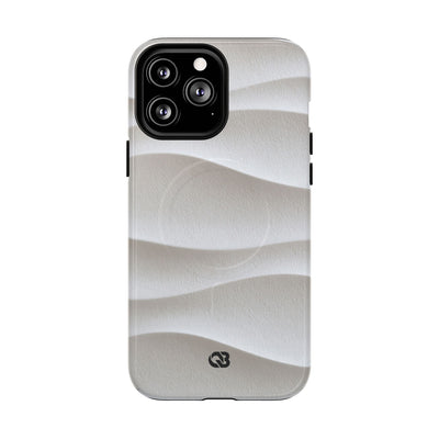 Sculpted Dune Relief · Tough 2.0 Magnetic Phone Case for iPhone · White