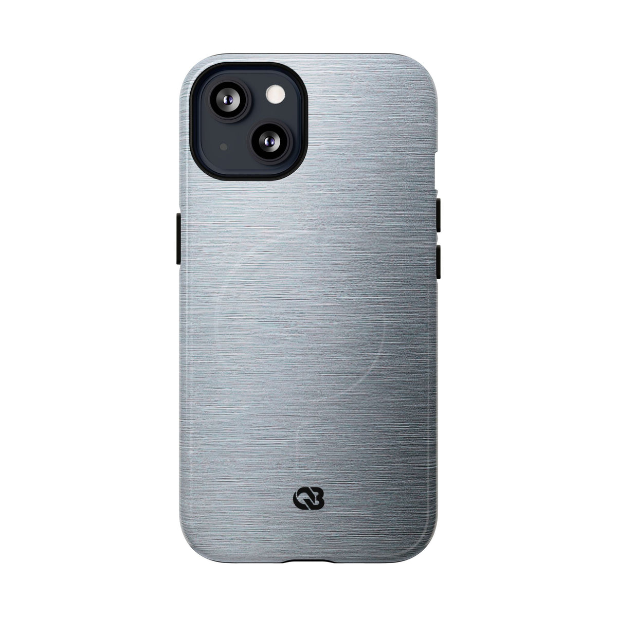 Brushed Aluminum · Tough 2.0 Magnetic Phone Case for iPhone · Silver