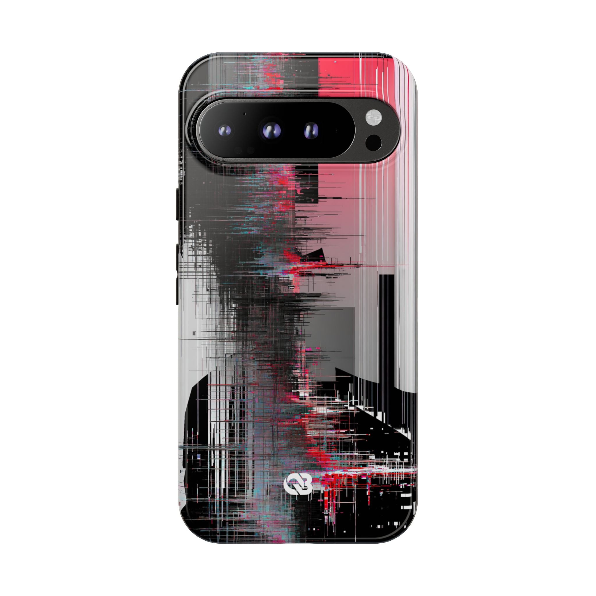 Black Tough Phone Case for Google Pixel - Crimson Data Leak