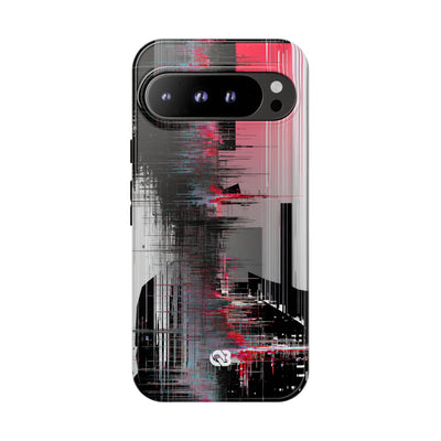 Black Tough Phone Case for Google Pixel - Crimson Data Leak