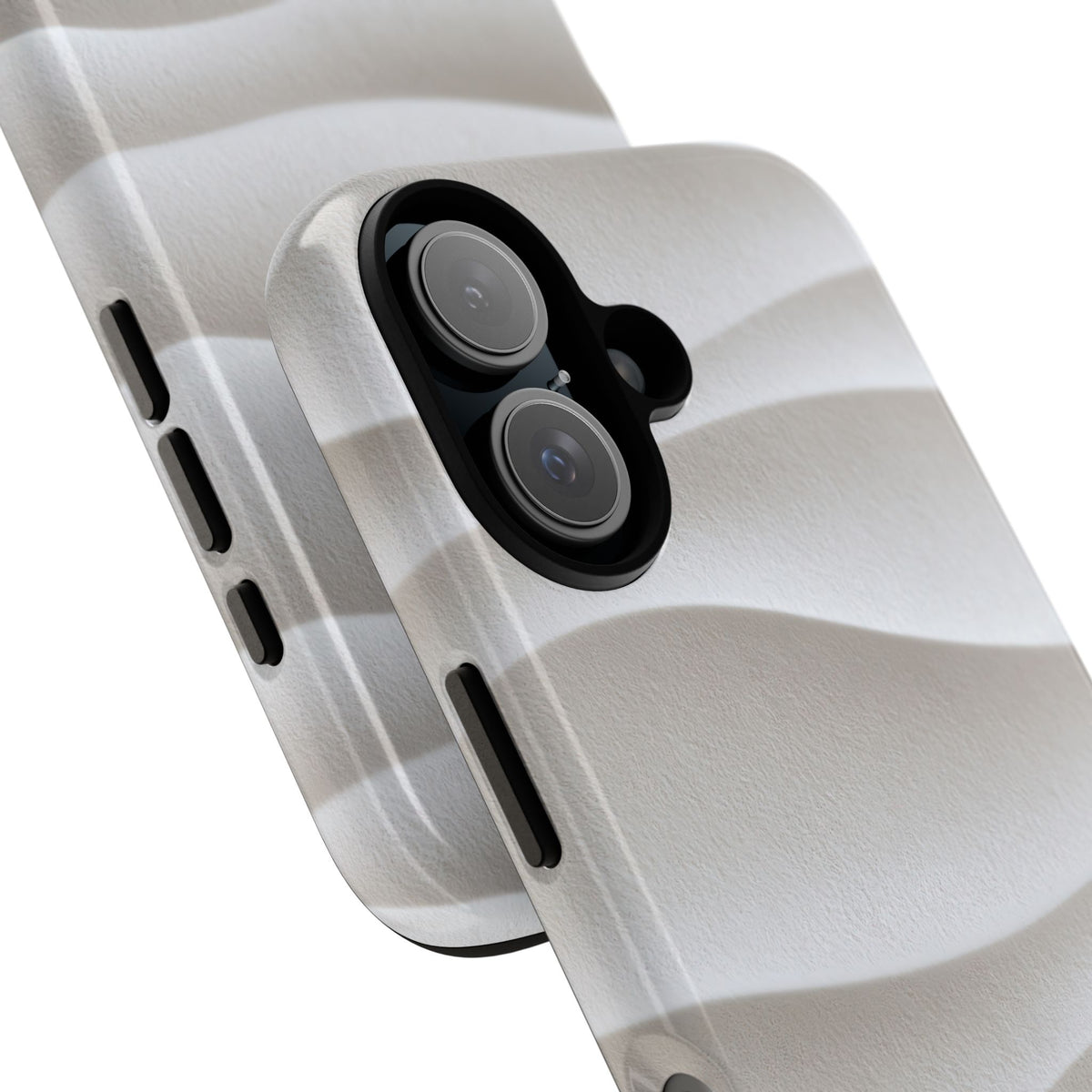 Sculpted Dune Relief · Tough Phone Case for iPhone · White