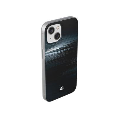 Black Lite Phone Case for iPhone - Frozen Signal Glitch