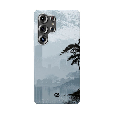 Grey Lite Phone Case for Samsung - Steel Slate Zen