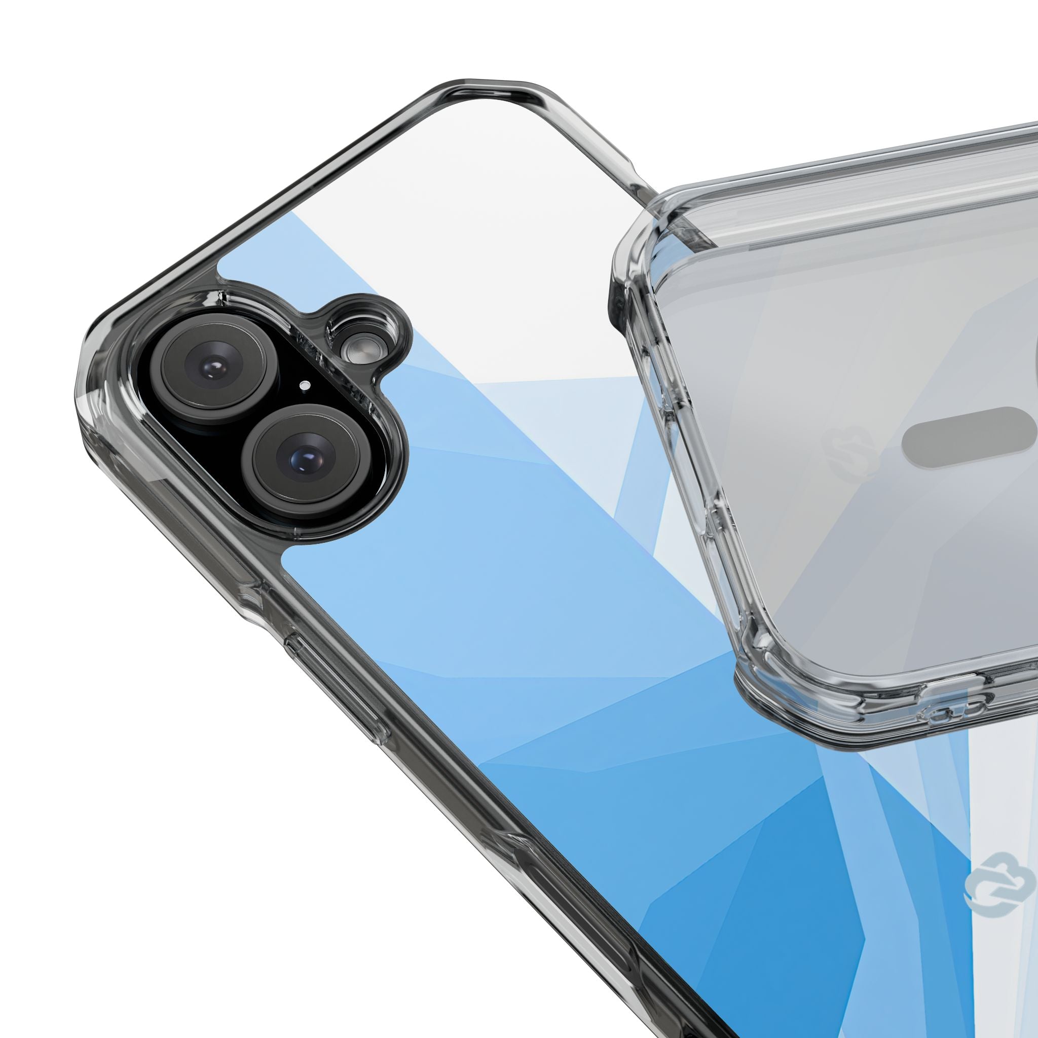 Blue Impact MagSafe Phone Case for iPhone - Arctic Glacial Ridge