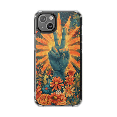 Radiant Peace Bloom · Impact etui na telefon dla iPhone · MagSafe
