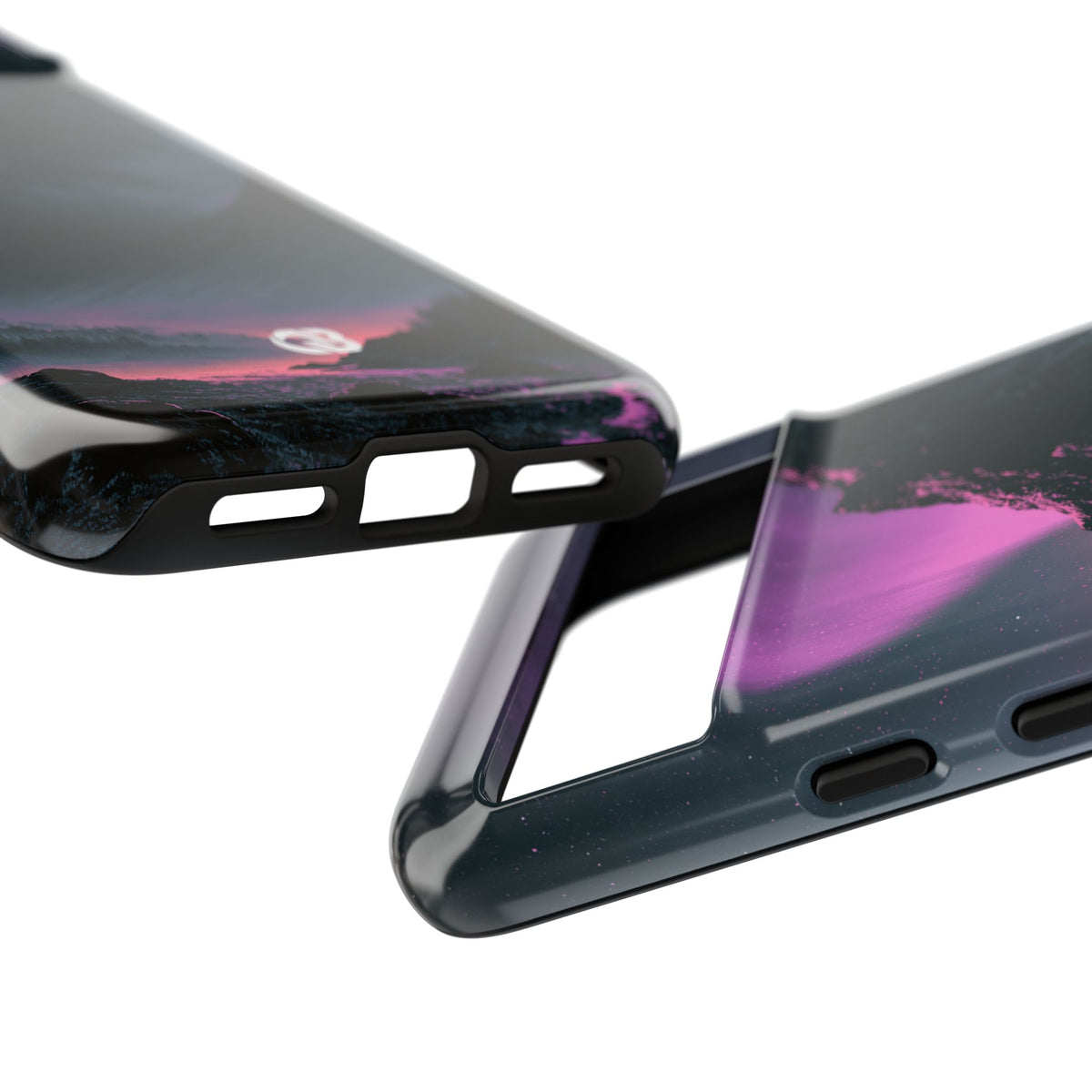 Arctic Aurora Summit · Tough Phone Case for Pixel ·  Black