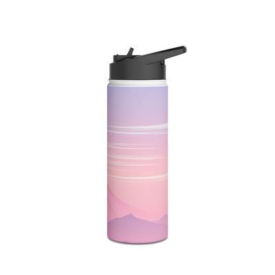 Alpine Twilight · Insulated Water Bottle · Pink