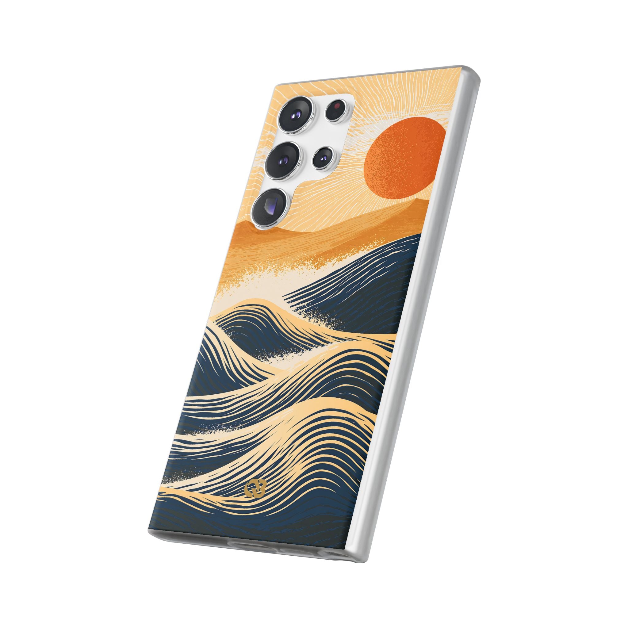 Blue Lite Phone Case for Samsung - Kyoto Cresting Tide