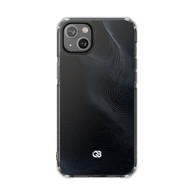 Black Impact MagSafe Phone Case for iPhone - Obsidian Ridge Flux