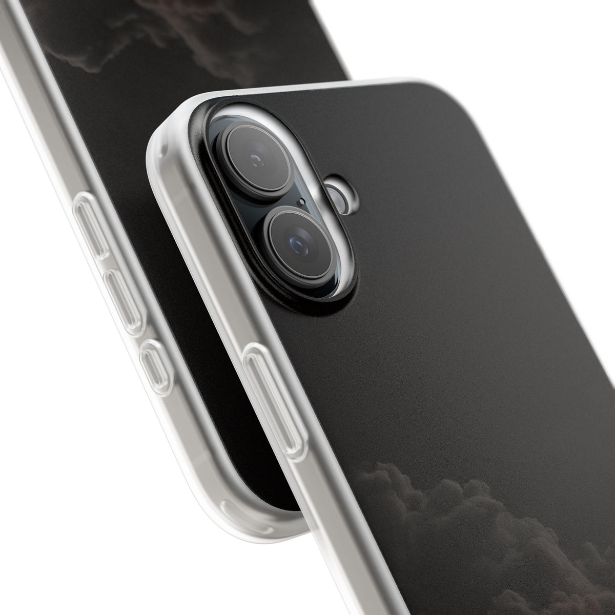 Crimson Fog Void · Lite Phone Case for iPhone ·  Black