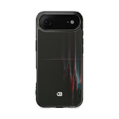 Black Impact MagSafe Phone Case for iPhone - Corrupted Data Stream