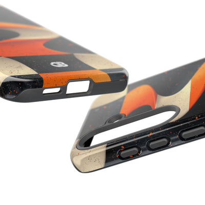 Orange Grit Twist · Tough Phone Case for Samsung