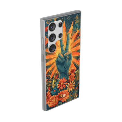 Radiant Peace Bloom · Soft Phone Case for Samsung