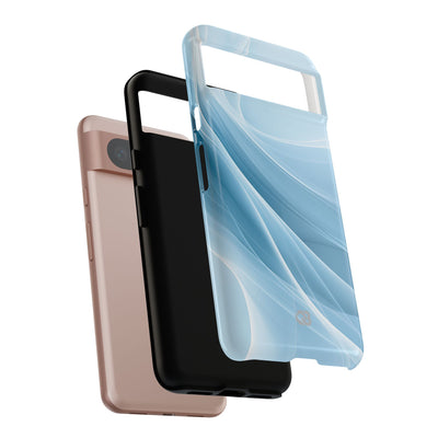 Blue Tough Phone Case for Google Pixel - Arctic Silk Drift