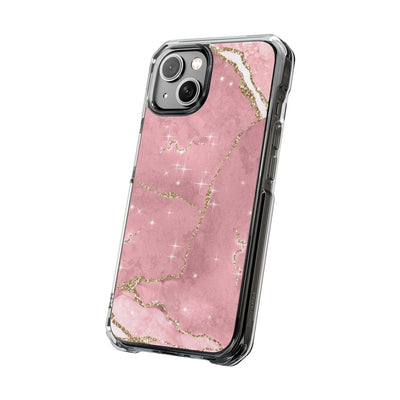 Rose Sparkle Marble · Impact Coque de téléphone pour iPhone · Magsafe