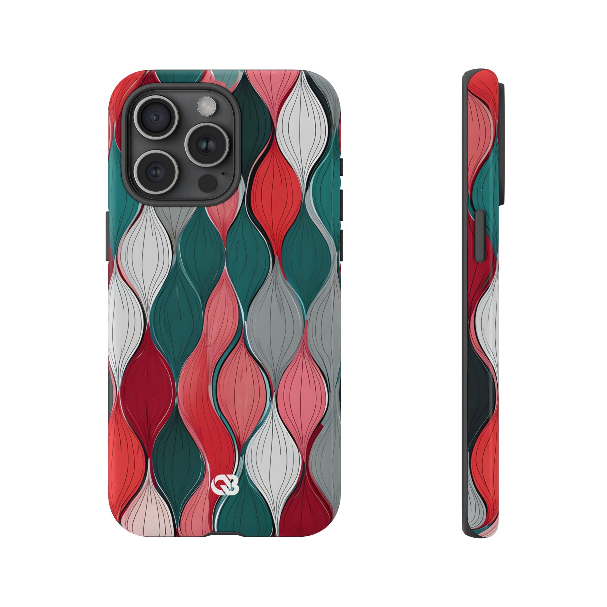 Slate Rose Ripple · Tough Θήκη για iPhone