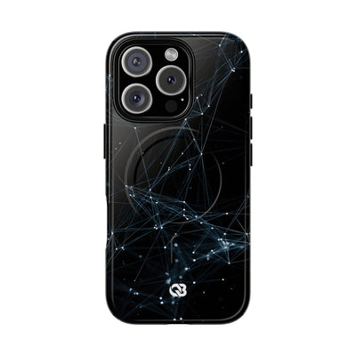 Black Tough 2.0 Magsafe Phone Case for iPhone - Arctic Neural Mesh