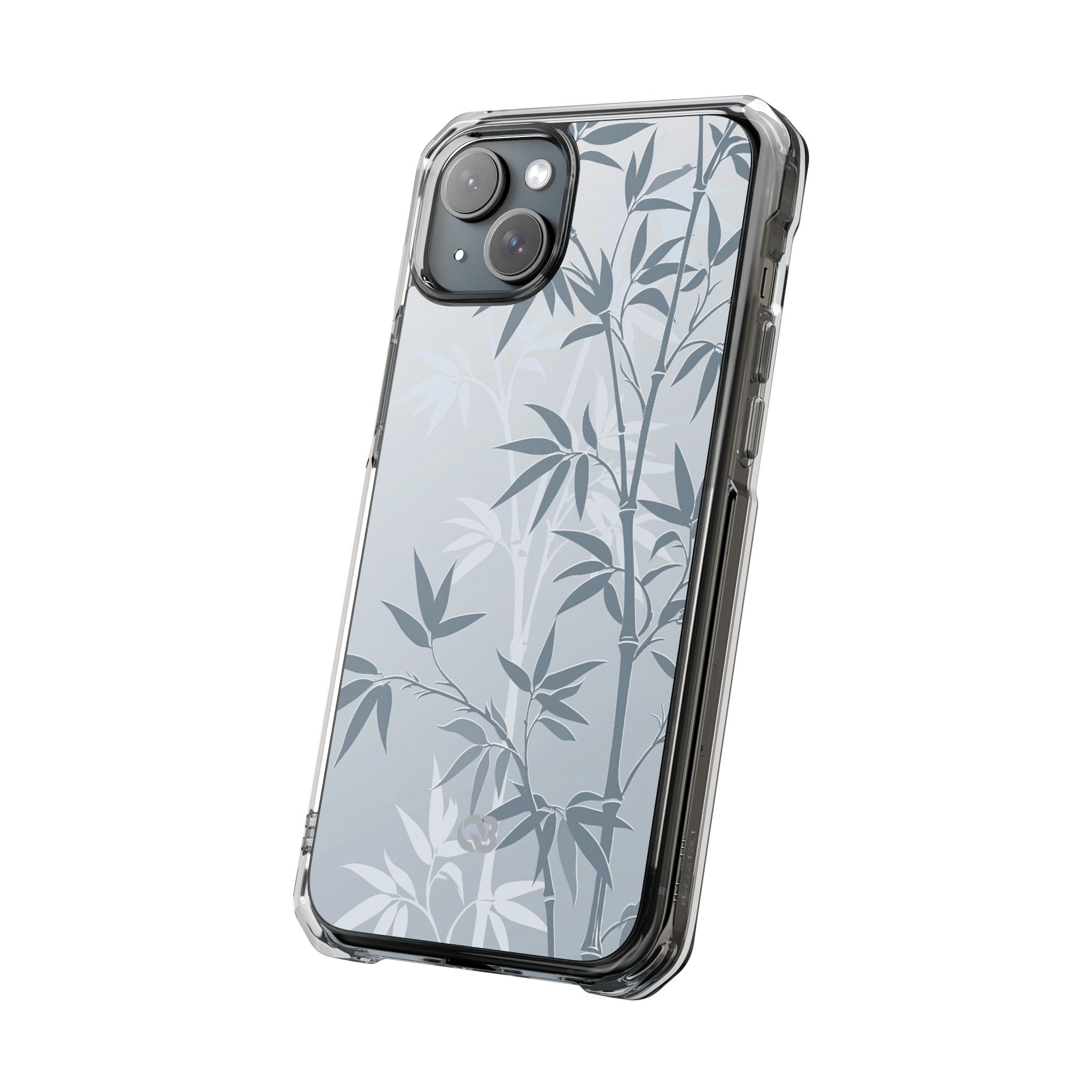 Blue Impact MagSafe Phone Case for iPhone - Slate Bamboo Shadow