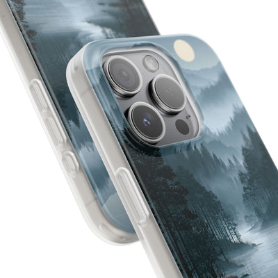 Silent Nordic Fjord · Lite Phone Case for iPhone ·  Blue