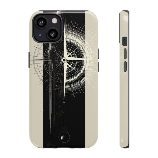 Orbital Meridian · Tough Phone Case for iPhone · Beige