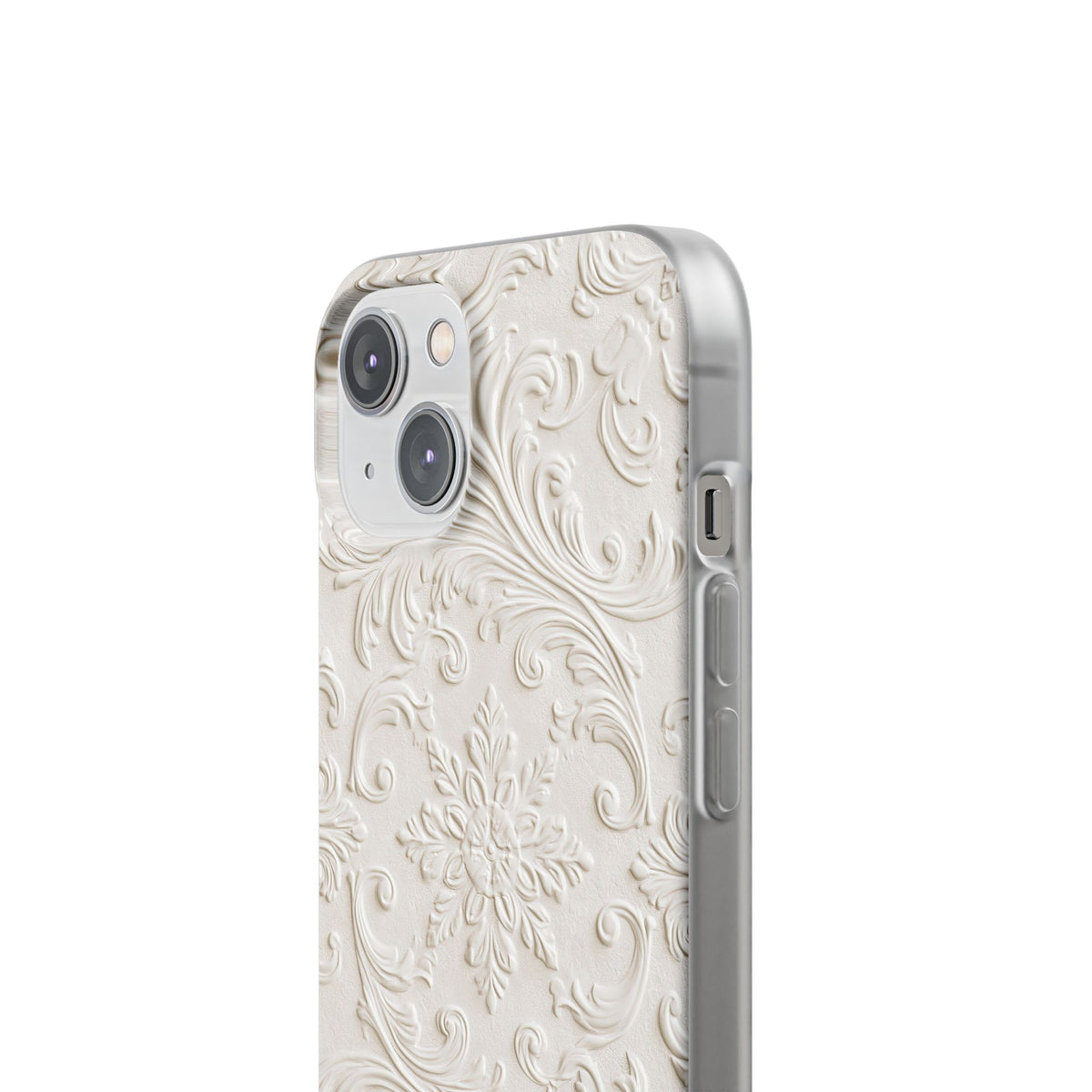 Sculpted Acanthus Relief · Lite Phone Case for iPhone ·  White