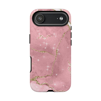 Rose Sparkle Marble · Tough Phone Case for iPhone