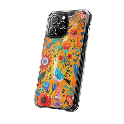 Bunte Vögel Blühen iPhone 14 Pro Max Case - Impact
