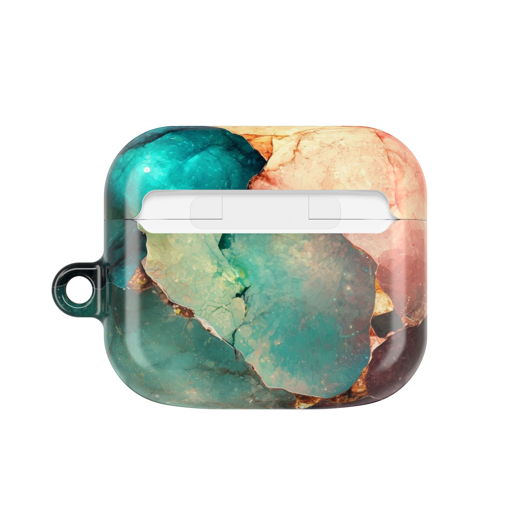 Fractured Gemstone Teal - AirPods Case