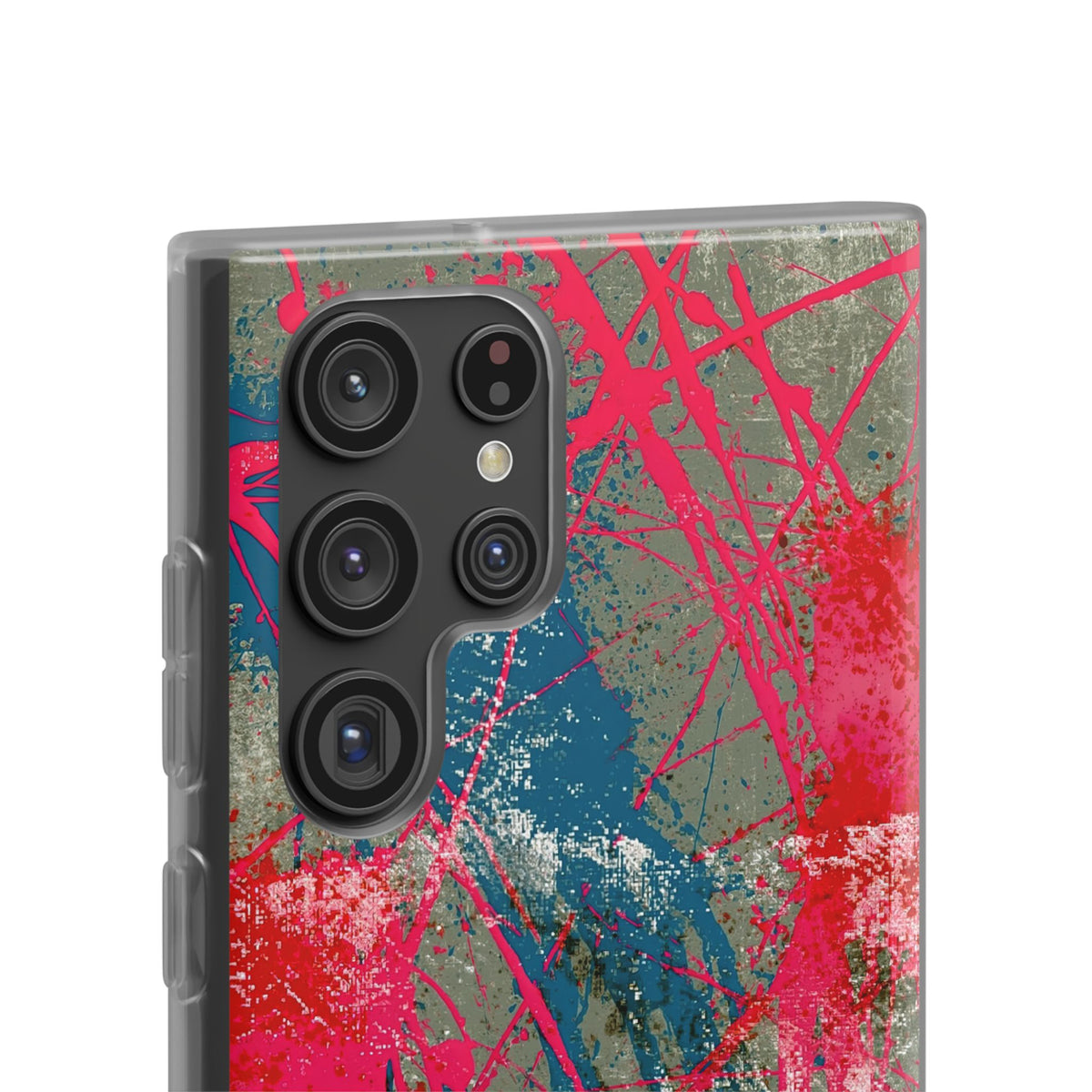 Neon Static Drip · Lite Phone Case for Samsung · Pink