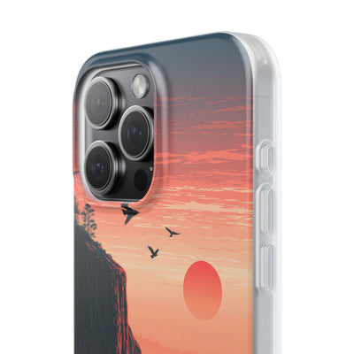 Orange Lite Phone Case for iPhone - Crimson Ridge Flight