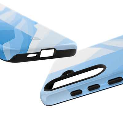 Blue Tough Phone Case for Samsung - Arctic Glacial Ridge