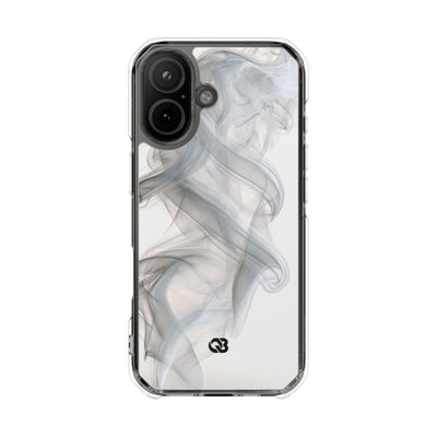 Vapor Noir · Clear Impact Magnetic Phone Case for iPhone ·  White