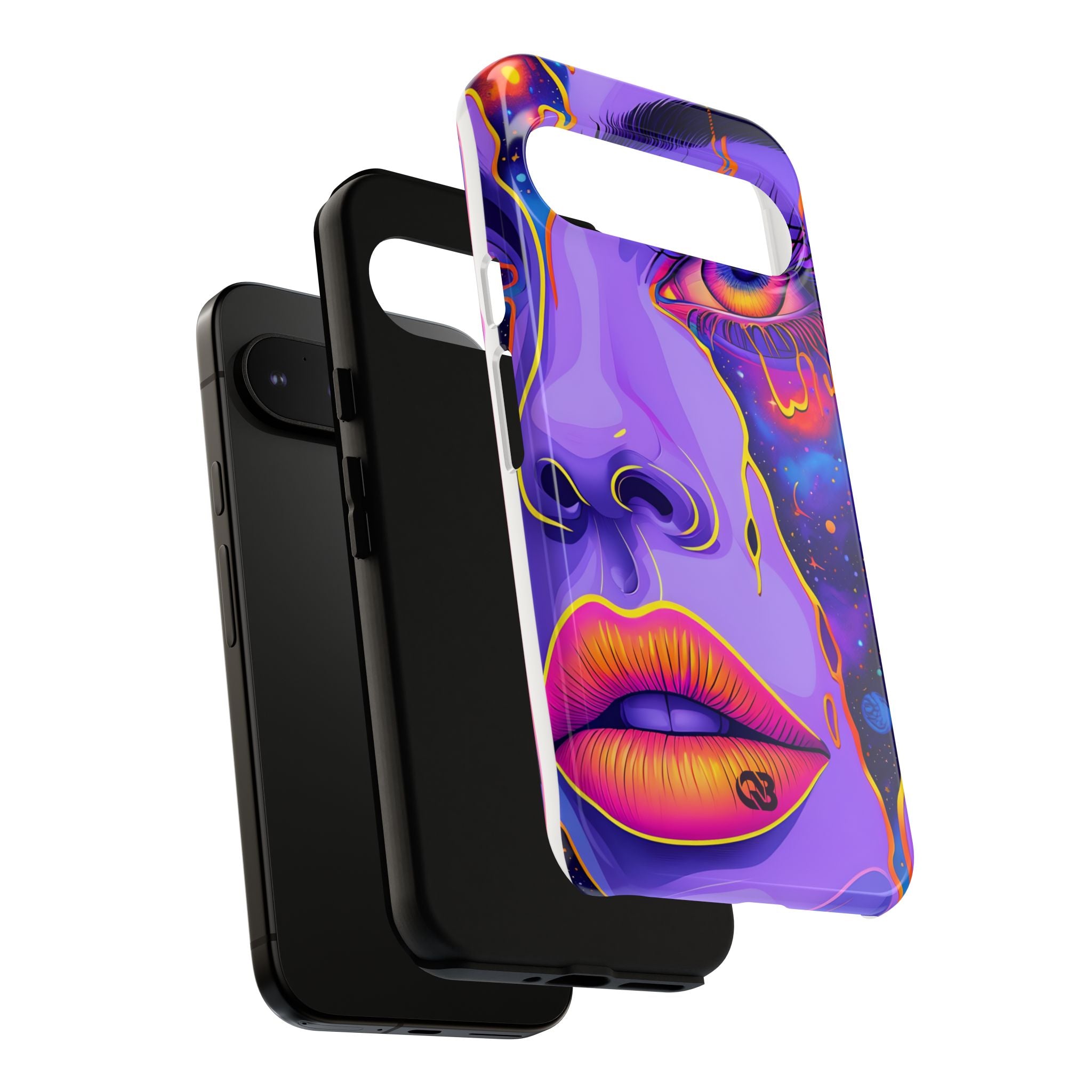 Violet Cosmic Gaze · Tough Phone Case for Google Pixel