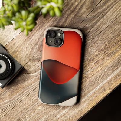 Translucent Crimson Form · Tough Phone Case for iPhone · Red