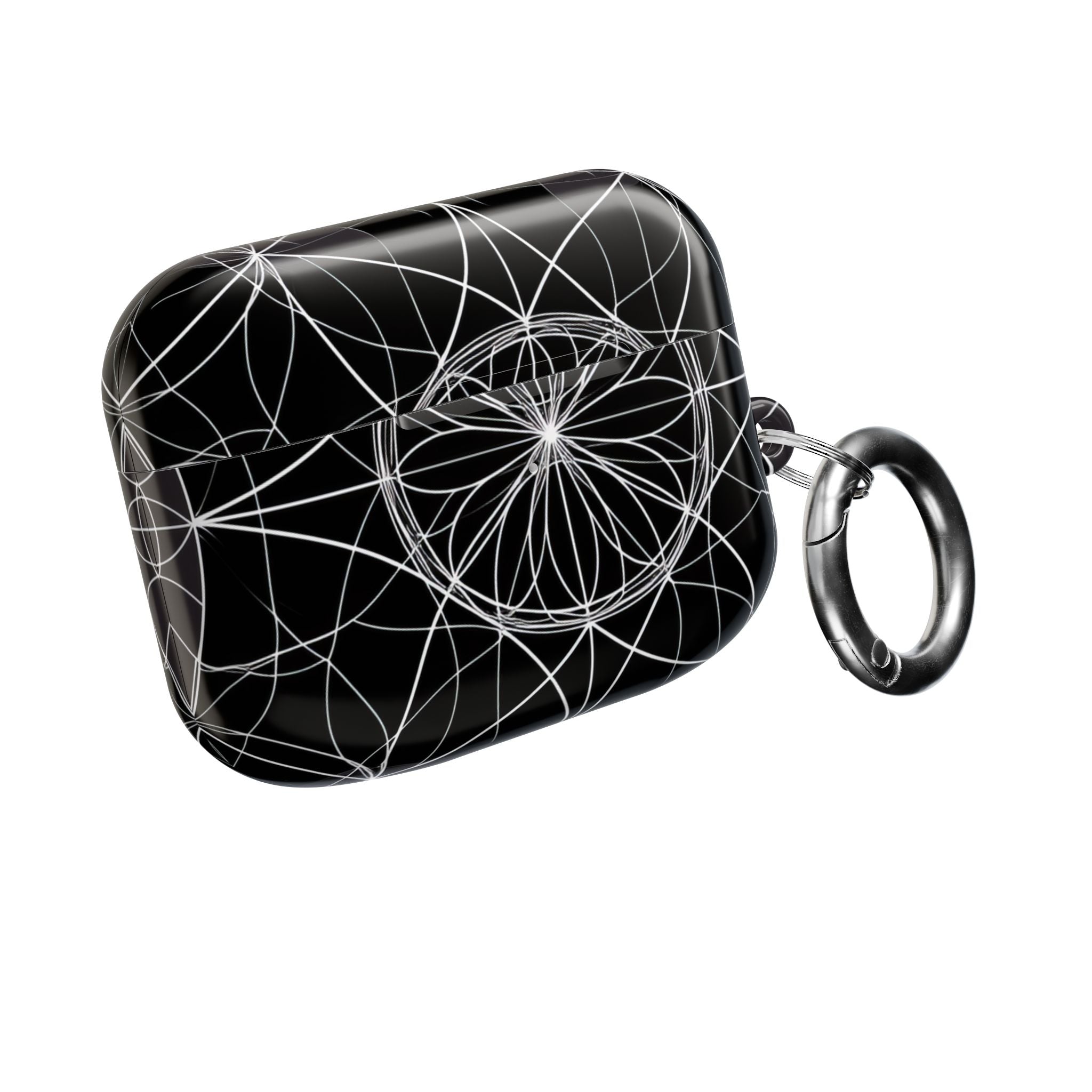 White Mandala Radiance - AirPods Case