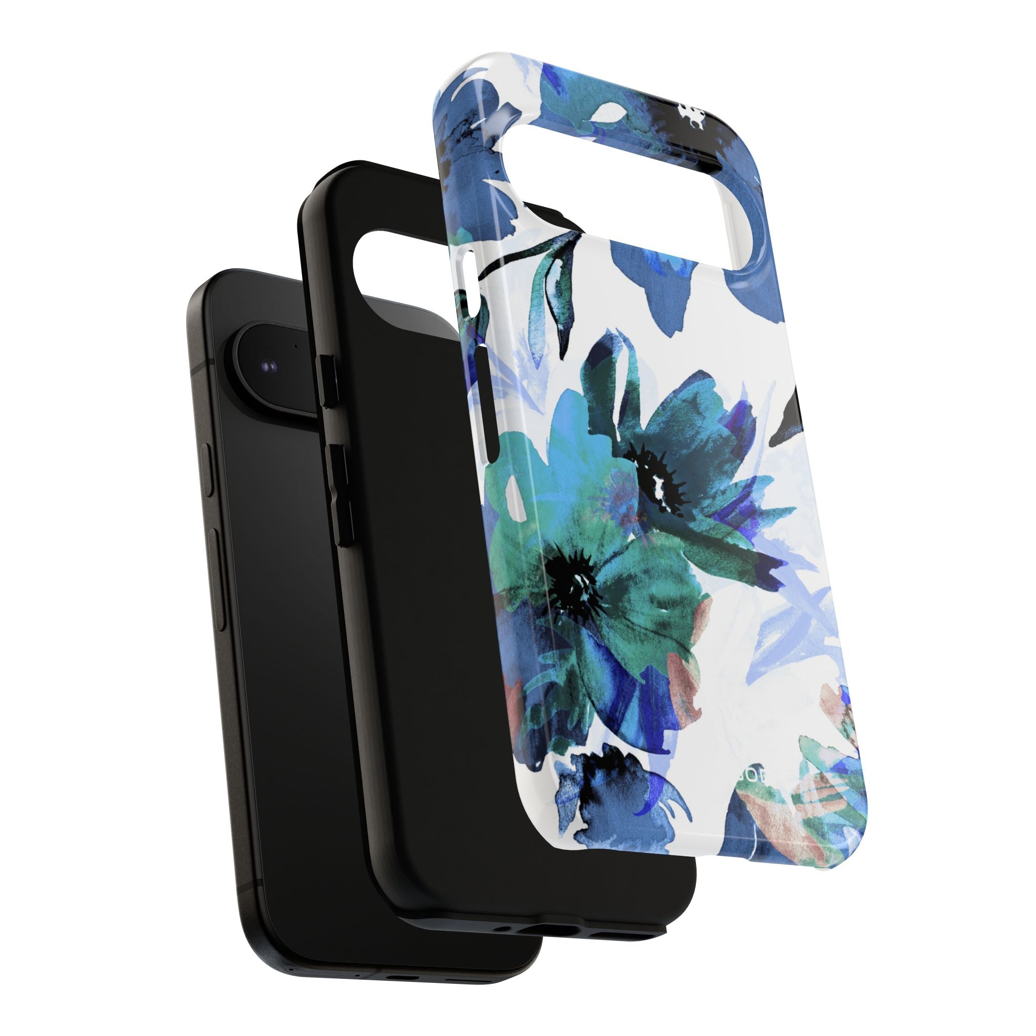 Blue Blossom Radiance Google Pixel 9 Case - Tough